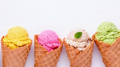 El helado se calienta 